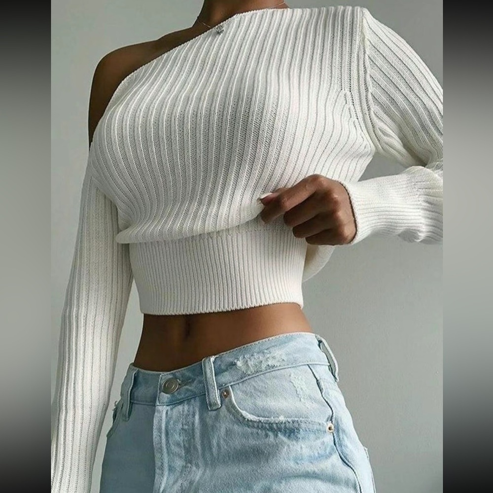 Princess Polly Cold Shoulder Sweater